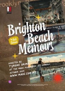Brighton Beach Memoirs malta, Productions malta, Past Productions malta, drama malta, theatre malta, panto malta, malta amateur dramatics club malta