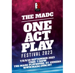 One Act Play Festival 2023 malta, drama malta, theatre malta, panto malta, malta amateur dramatics club malta