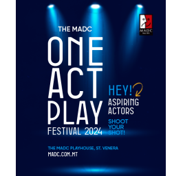 One Act Play Festival 2024 malta, drama malta, theatre malta, panto malta, malta amateur dramatics club malta